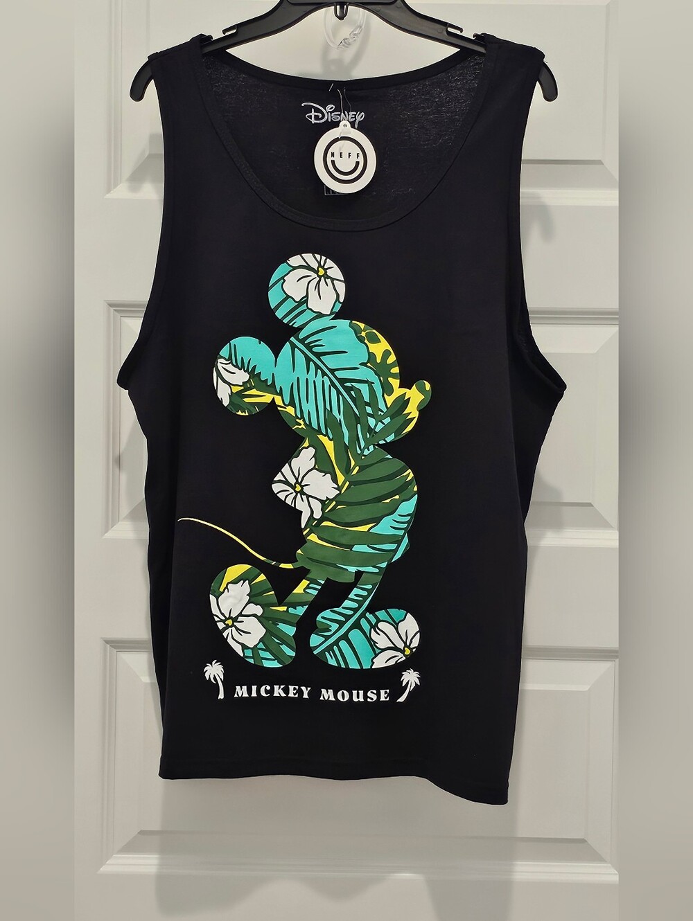 NWT Neff x Disney Mickey Mouse Tropical Graphic Tank Top Men's Large - Picture 4 of 7
